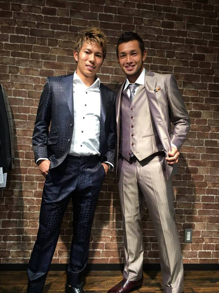 オーダースーツ,オーダーシャツ,オーダーベルト,オーダーネクタイ,神戸,三宮,安い,格安,オーダー,サロン,GISE,ジセ,FIGALO,フィガロ,ドミニックフランス,ドーメル,ゼニア,ロロピアーナ,カノニコ,ビエレッシ,ダローデイル,オーダータキシード,結婚式,成人式,パーティー,衣装,サッカー,サッカー選手,Jリーグ,Jリーガー,小川慶治朗,増山朝陽